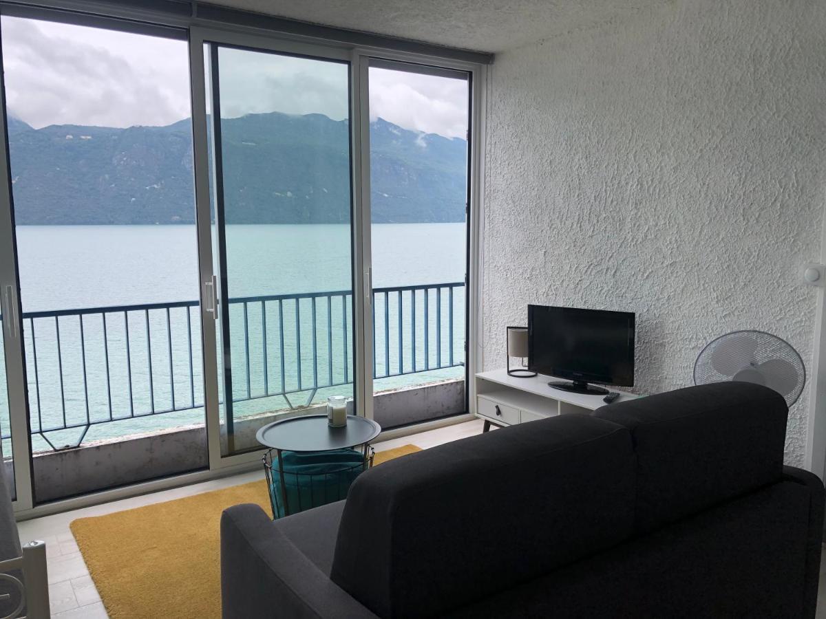 Le Lamartine, Vue Magnifique Face Au Lac Du Bourget Aix-les-Bains Exterior foto